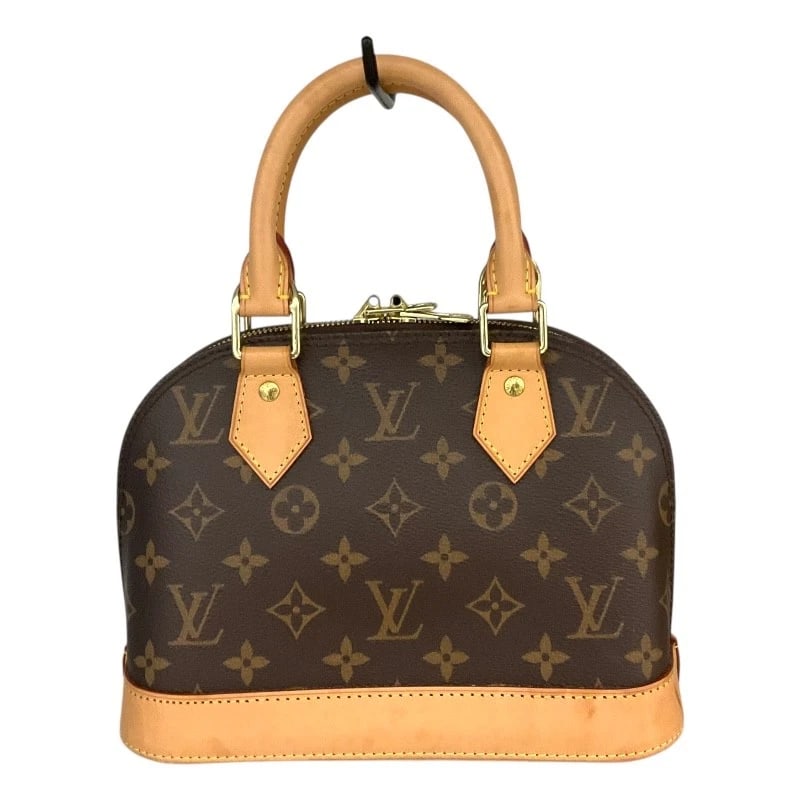 LOUIS VUITTON ALMA BB SHOULDER BAG: LOUIS VUITTON Alma BB Shoulder Bag Brand: LOUIS VUITTON Type: Shoulder Bag Material: Monogram canvas Color: Brown Size: W9.1 x H6.7x D4.3inch Shoulder:44.1inch Accessories: None Accessorie
