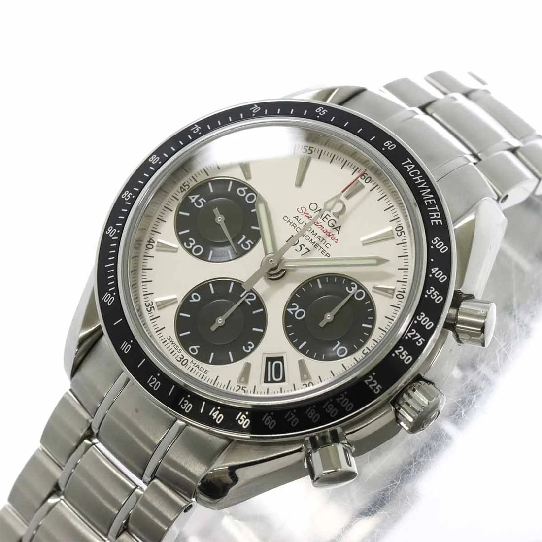 OMEGA SPEEDMASTER PANDA DATE AUTOMATIC WATCH - 2