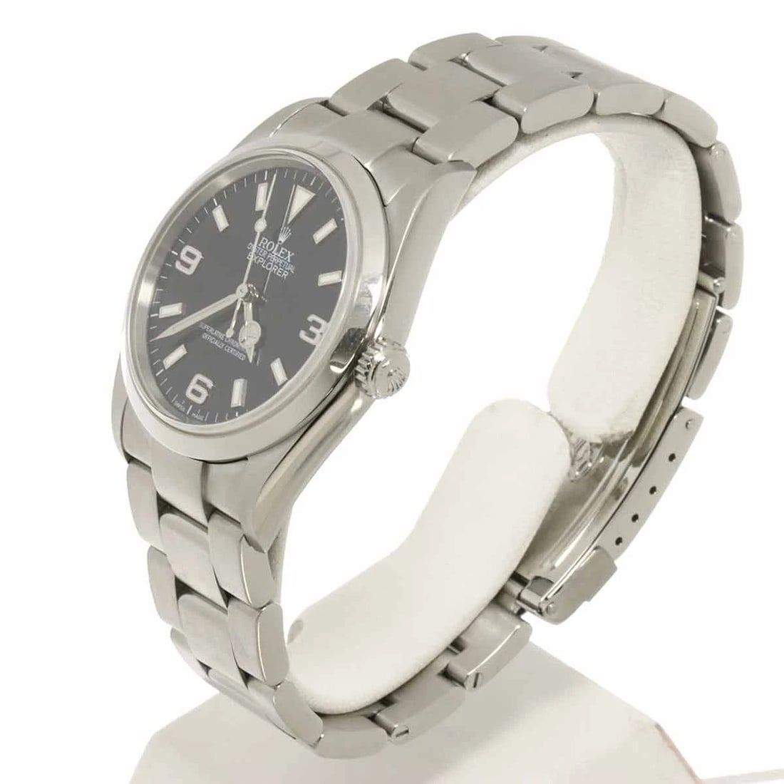 ROLEX EXPLORER AUTOMATIC BLACK DIAL WATCH - 2