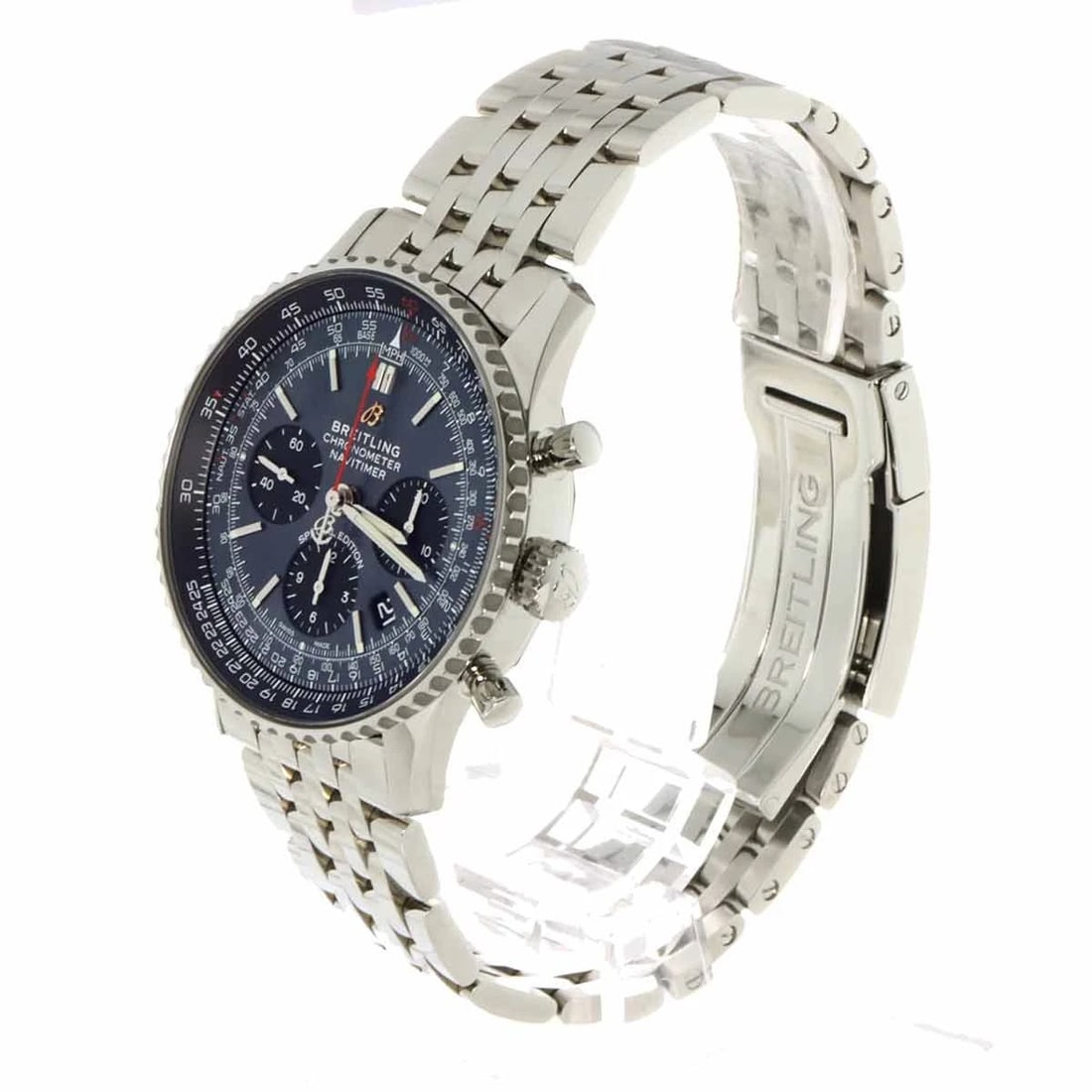 BREITLING NAVITIMER01 AUTOMATIC BLACK SHELL DIAL WATCH - 2