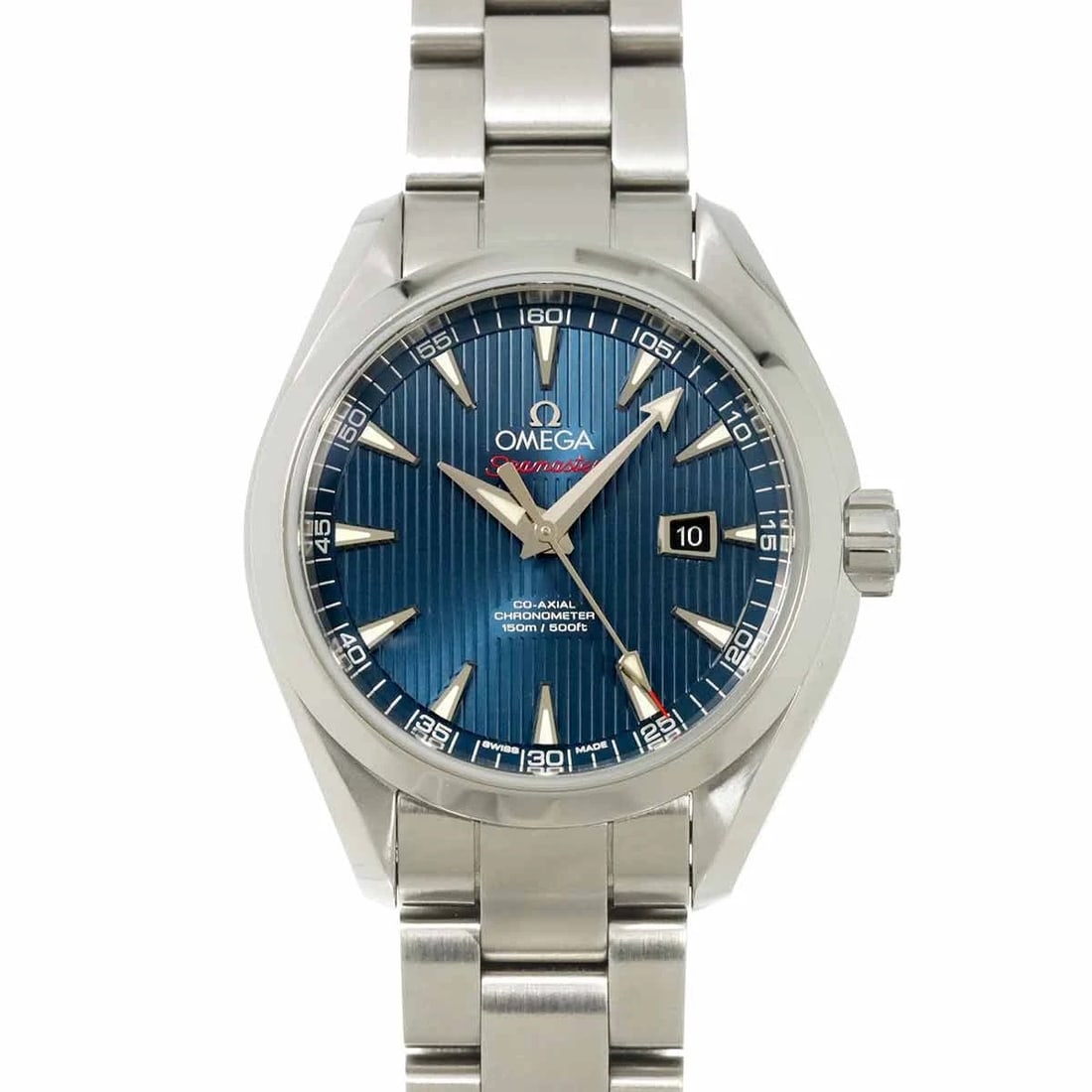 OMEGA SEAMASTER AQUA TERRA AUTOMATIC BOYS WATCH: OMEGA Seamaster Aqua Terra Automatic Boys Watch Brand: OMEGA Type: Wristwatch Material: Stainless steel Color: none Size: Case Size Length 40mm(included lag) Width 34mm(not included crown)