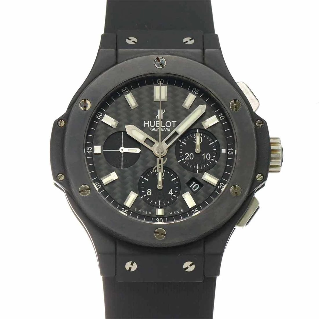 HUBLOT BIG BANG EVOLUTION CHRONOGRAPH BLACK DIAL: HUBLOT Big Bang Evolution Chronograph Black Dial Brand: HUBLOT Type: Wristwatch Material: Titanium,Ceramic,Rubber Color: Black Dial Size: Case Size Length 56mm(included lag) Width 48mm(not include