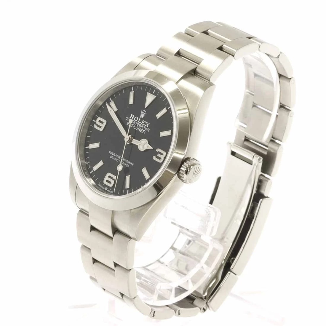 ROLEX EXPLORER 1 RANDOM AUTOMATIC BLACK DIAL - 2