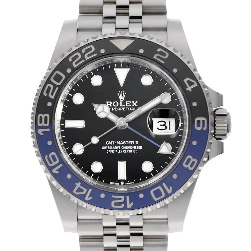 ROLEX GMT MASTER BLACK ROW JUBILEE BRACELET SECOND WATCH: ROLEX GMT Master black row jubilee bracelet second Watch Brand: ROLEX Type: Wrist watch Material: Band Material Stainless Steel, Case Material Stainless Steel Color: Dial Color Black Size: Band Si