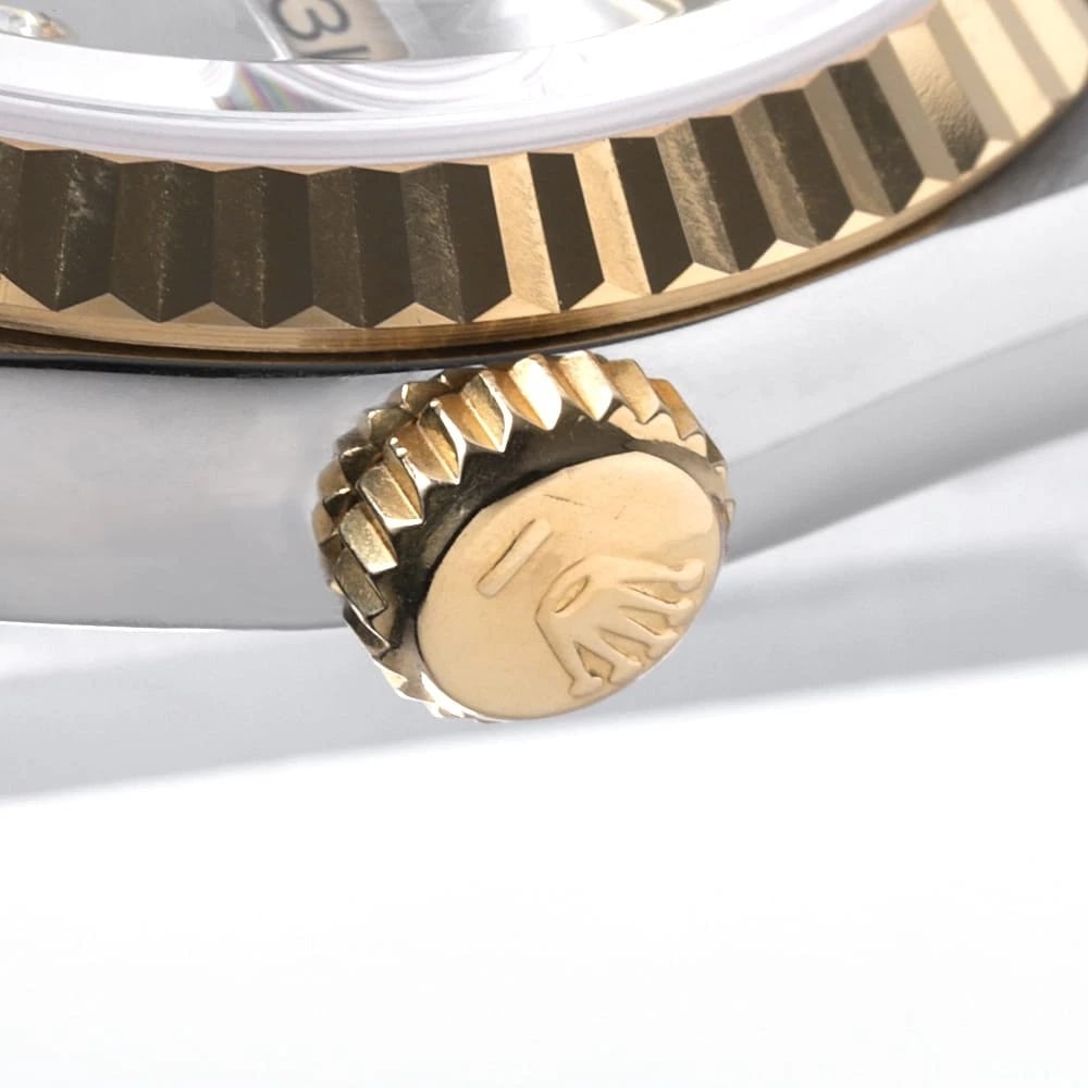 ROLEX DATEJUST DIAMOND GRAY WATCH - 6