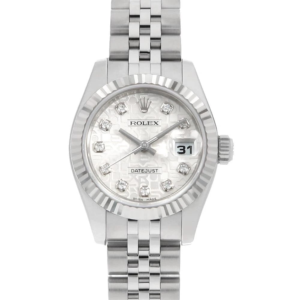 ROLEX DATEJUST DIAMOND SILVER CARVING SECOND WATCH: ROLEX Datejust Diamond Silver Carving second Watch Brand: ROLEX Type: Wrist watch Material: Band Material Stainless Steel, Case Material Stainless Steel/White gold Color: Dial Color Silver Size: B