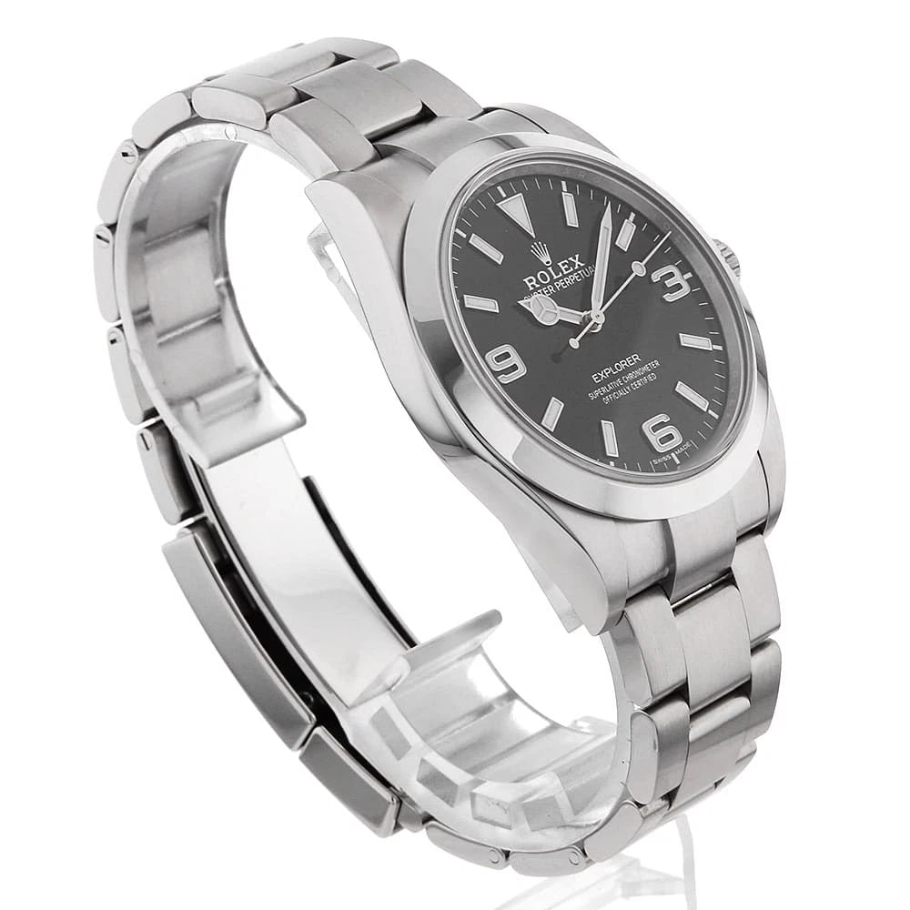 ROLEX EXPLORER MODEL WHITE BLACK WATCH - 3