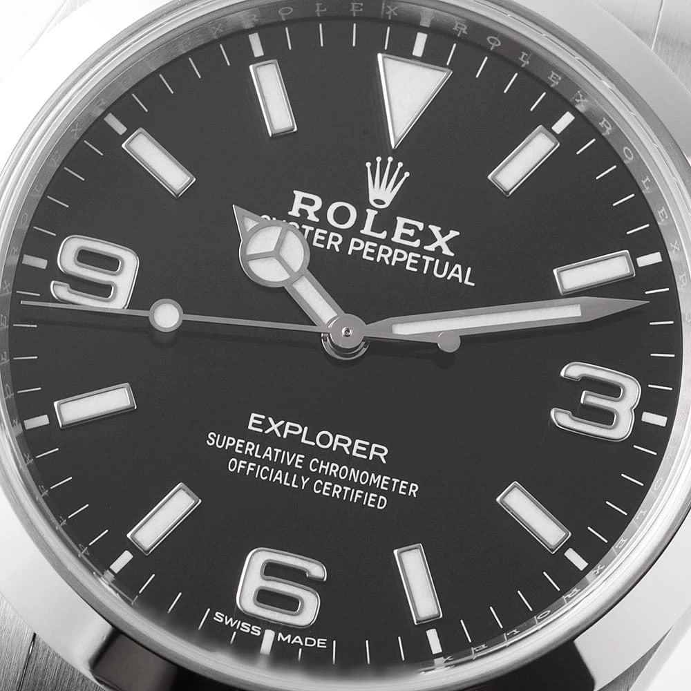 ROLEX EXPLORER MODEL WHITE BLACK WATCH - 6