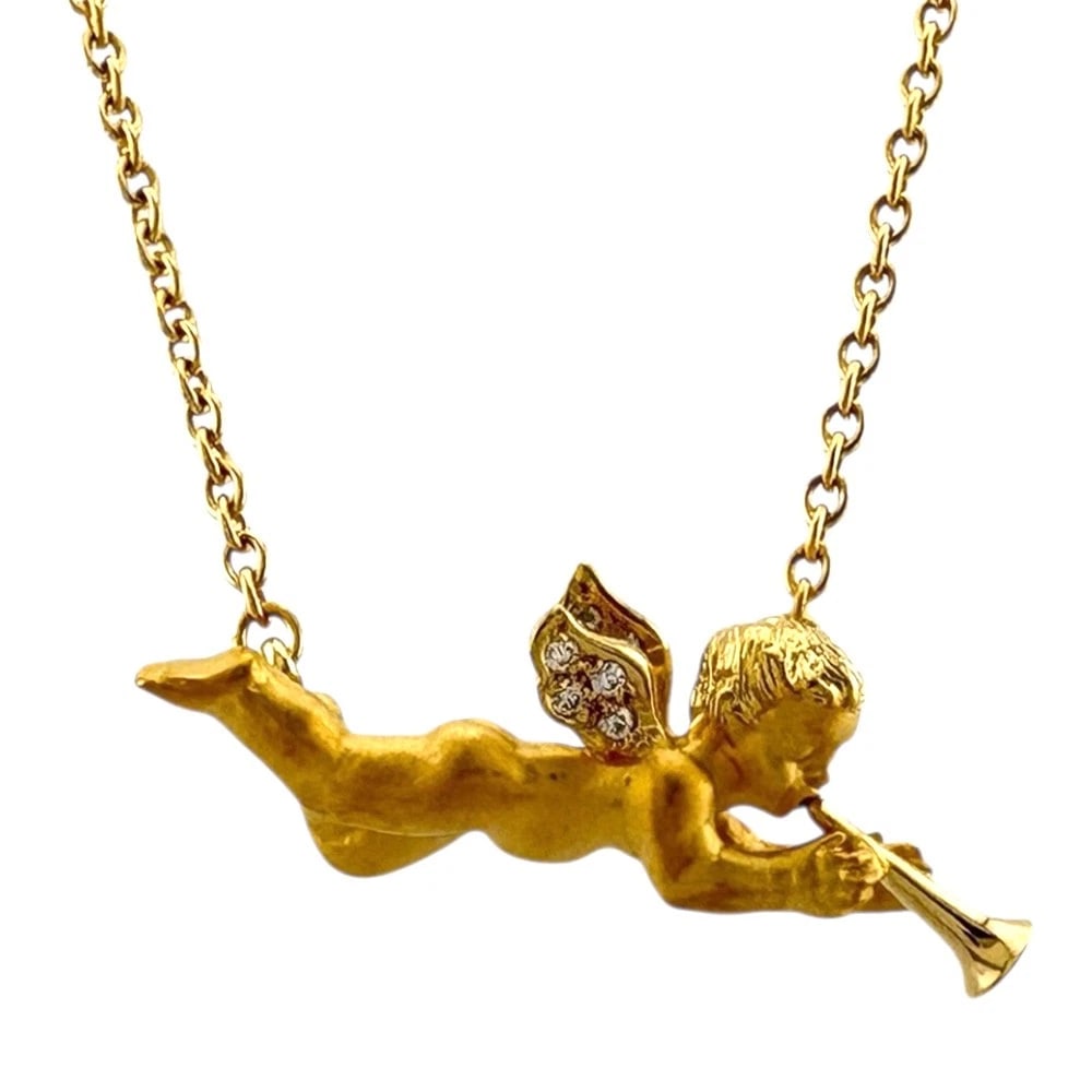 CARRERA Y CARRERA NECKLACE K18 YELLOW GOLD DIAMOND: Carrera y Carrera Necklace K18 yellow gold diamond Brand: Carrera y Carrera Type: Necklace Material: K18 yellow gold Main Stone/Creation Natural Color: gold Size: Size(CM) Total Length:46.5cm The