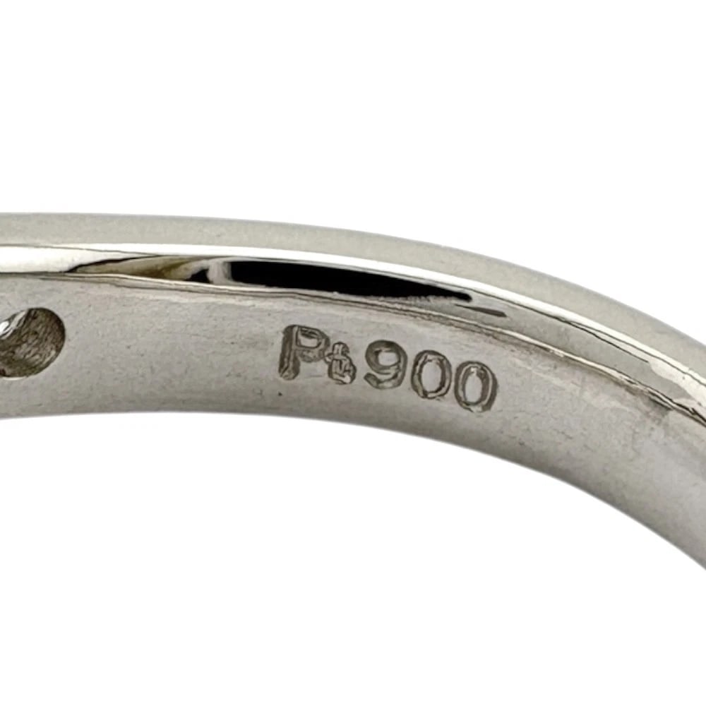 RING PT900PLATINUM DIAMOND - 5