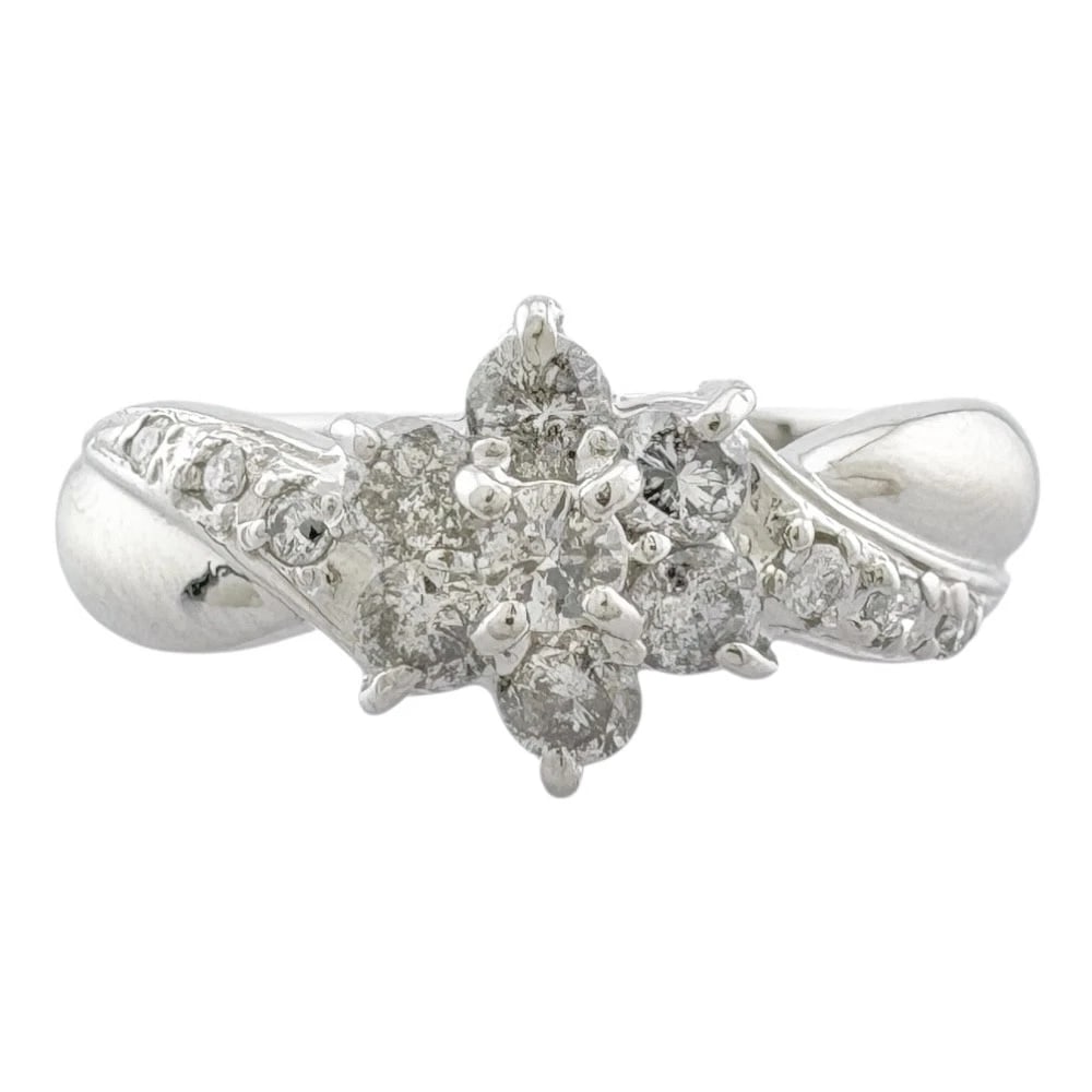 RING PT900PLATINUM DIAMOND - 2