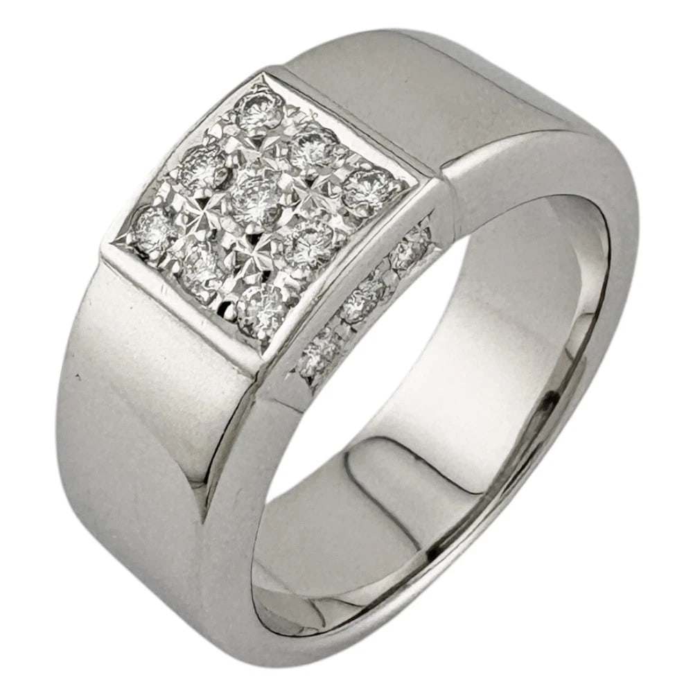 TASAKI RING K18 WHITE GOLD DIAMOND: TASAKI Ring K18 white gold diamond Brand: TASAKI Type: Ring Material: K18 white gold Main Stone/Creation Natural Color: Silver Size: US 6 3/8 Accessories: None Accessories Notice: When pur