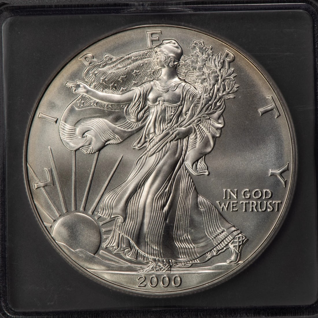 2000 1 OZ SILVER AMERICAN EAGLE (1 of 2)