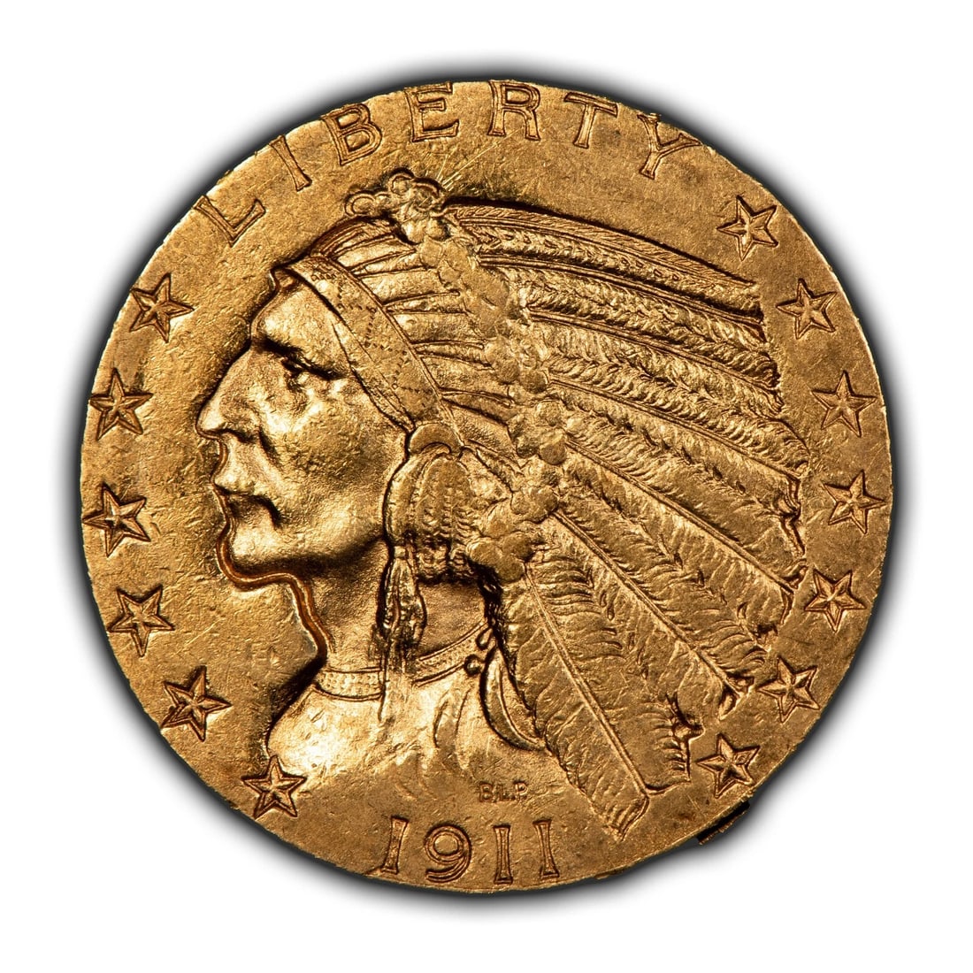 1911 G$5 INDIAN HEAD GOLD HALF EAGLE: 1911 G$5 Indian Head Gold Half Eagle Brand/Mint: U.S. Mint Year: 1911 Fineness: 0.9 Composition: Gold Coin: US Pre-1933 Gold Bullion Denomination: $5 Country of Origin: United States