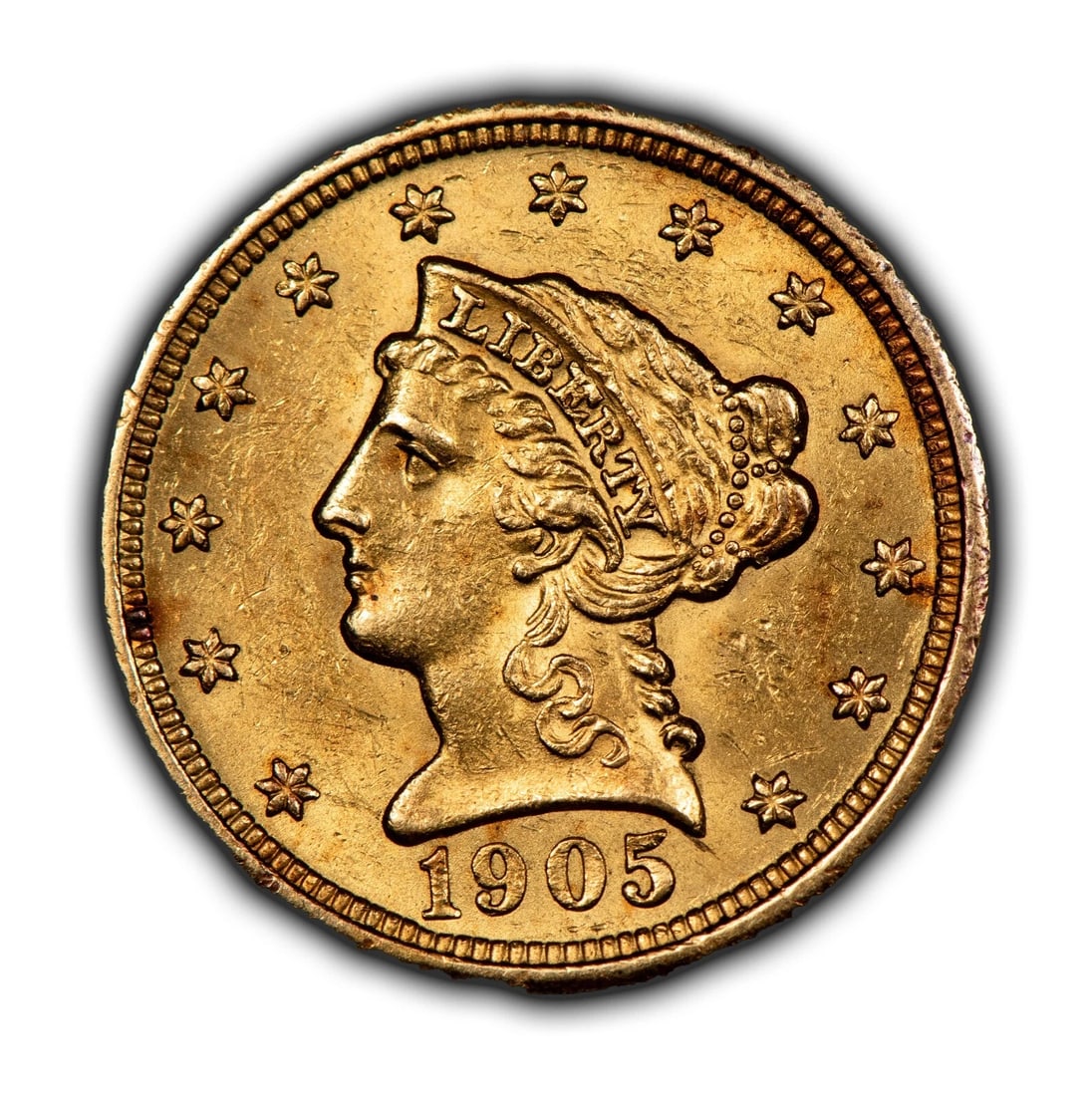 1905 G$2.50 LIBERTY HEAD GOLD QUARTER EAGLE (1 of 2)