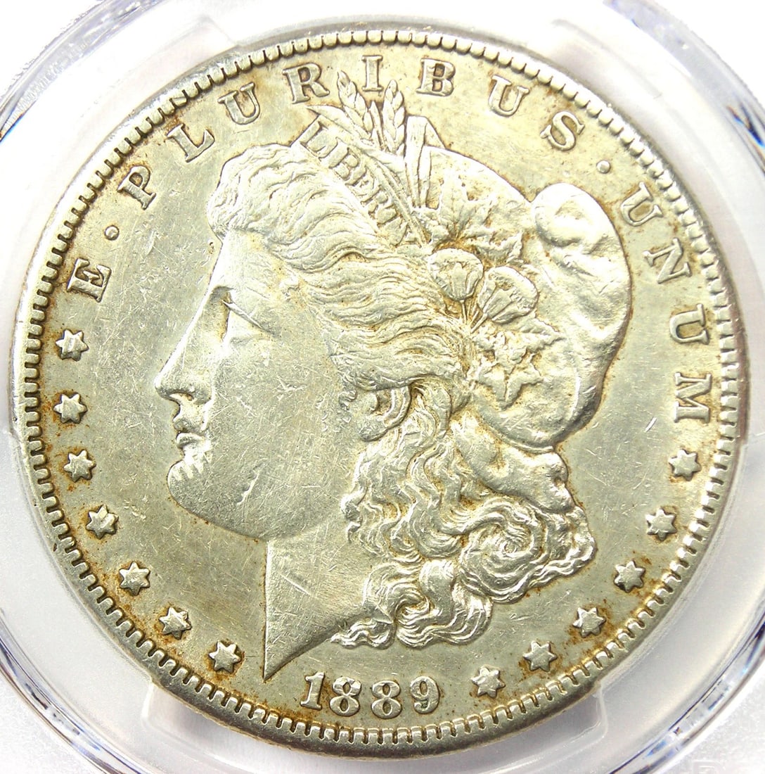 1889-CC MORGAN SILVER DOLLAR $1 CARSON CITY COIN: 1889-CC Morgan Silver Dollar $1 Carson City Coin Composition: Silver Year: 1889 Denomination: $1 Fineness: 0.9 Country of Origin: United States Accessories: None Accessories Notice: When p