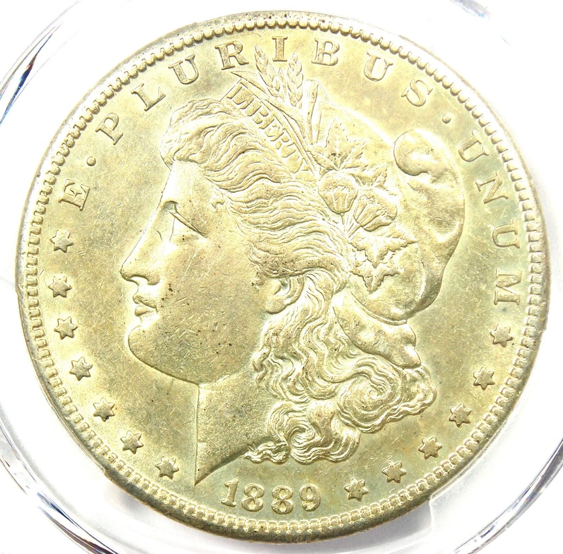 1889-CC MORGAN SILVER DOLLAR $1 (1 of 3)