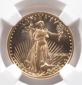 1991-P $10 AMERICAN GOLD EAGLE (1 of 2)