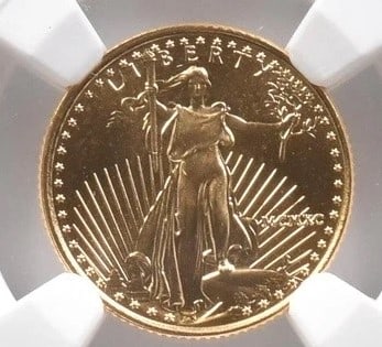 1990 $5 AMERICAN GOLD EAGLE (1 of 2)