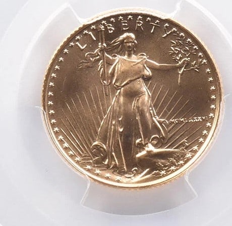 1986 $10 AMERICAN GOLD EAGLE (1 of 2)