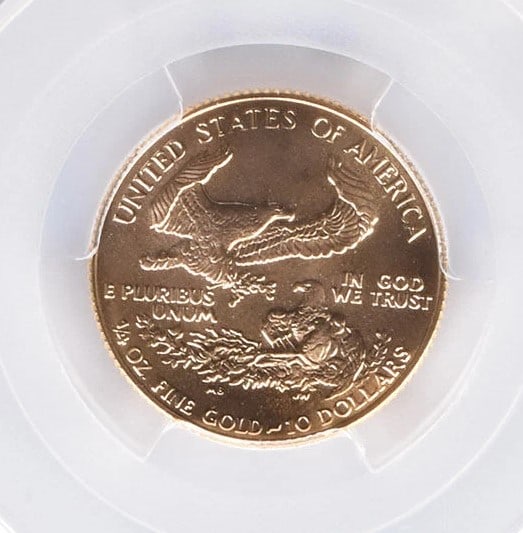 1986 $10 AMERICAN GOLD EAGLE - 2