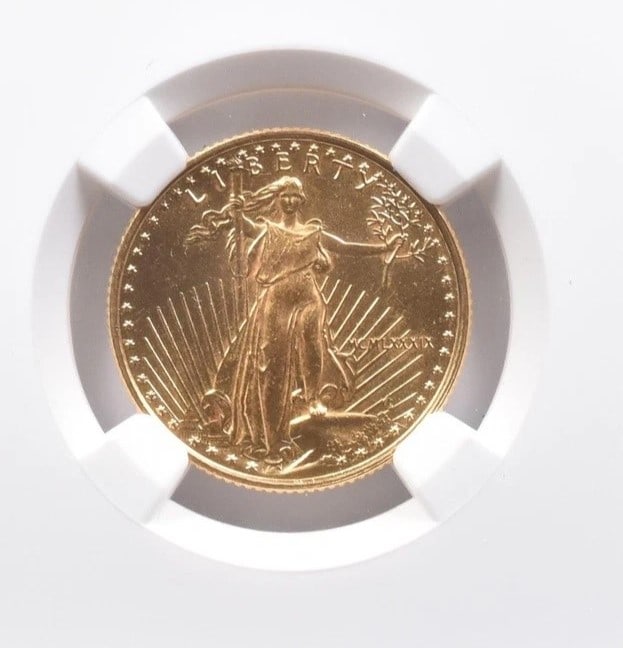 1989 $10 AMERICAN GOLD EAGLE (1 of 2)