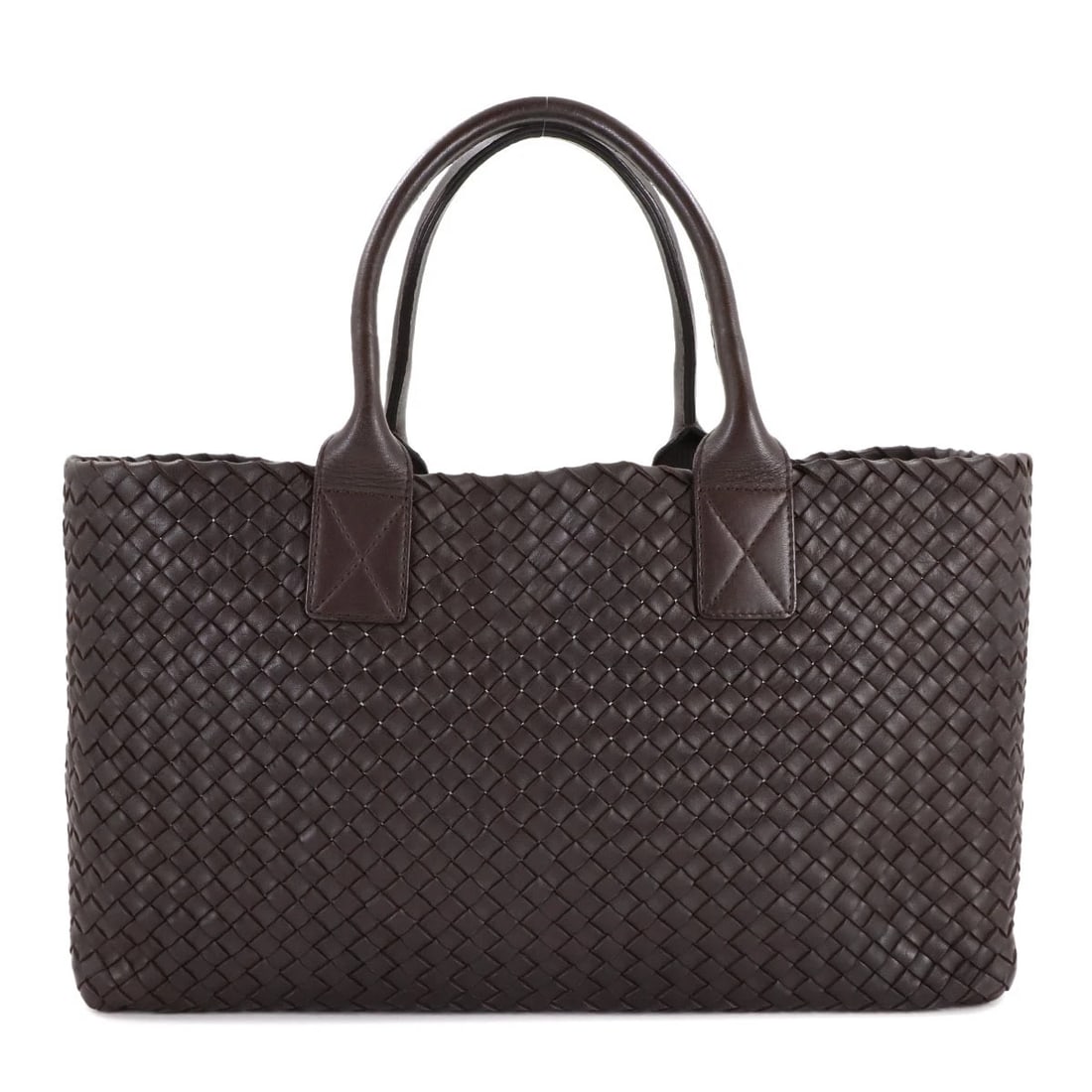BOTTEGA VENETA INTRECCIATO CABAT MM TOTE BAG LEATHER BROWN: BOTTEGA VENETA Intrecciato Cabat MM Tote Bag Leather Brown Brand: BOTTEGA VENETA Type: Tote Bag Material: Leather Color: Brown Size: W 15.75 inch, H 9.45 inch, D 6.30 inch Handle 16.9inch (43cm)