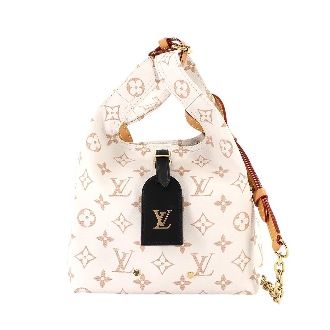 LOUIS VUITTON MONOGRAM DUNE ATLANTIS BB HAND SHOULDER BAG: LOUIS VUITTON Monogram Dune Atlantis BB Hand Shoulder Bag Brand: LOUIS VUITTON Type: Hand Bag / Shoulder Bag Material: Monogram Dune Canvas , Leather Color: Dune Size: W 7.28 inch, H 6.89 inch, D