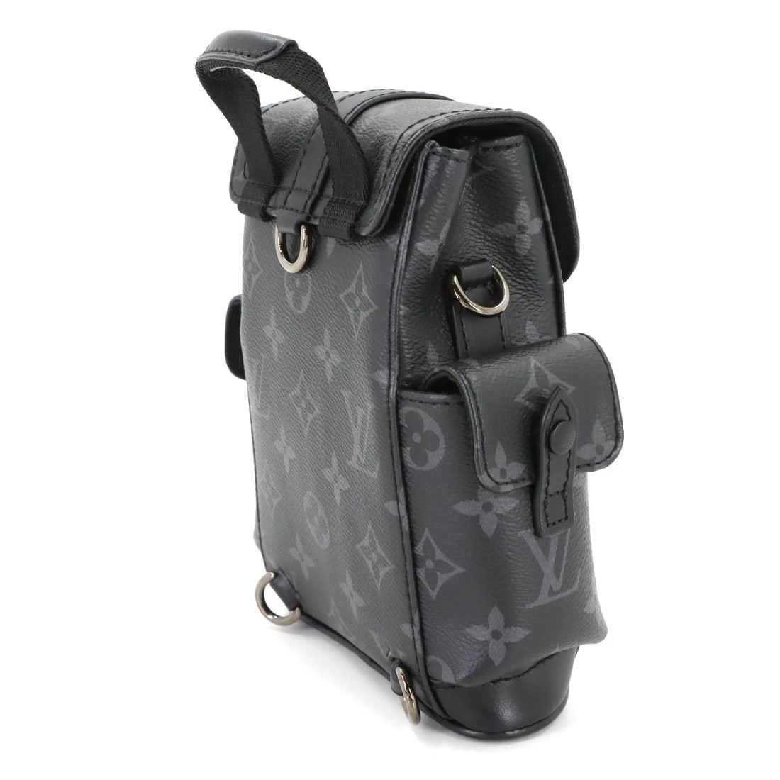 LOUIS VUITTON MONOGRAM ECLIPSE NANO CHRISTOPHER CROSSBODY BAG - 3