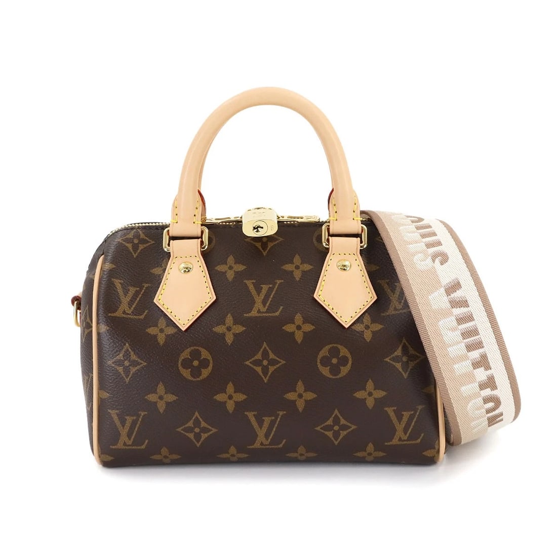 LOUIS VUITTON MONOGRAM BANDOULIERE 20 2WAY SHOULDER BAG: LOUIS VUITTON Monogram Bandouliere 20 2way Shoulder Bag Brand: LOUIS VUITTON Type: Hand Bag / Shoulder Bag Material: Monogram Canvas Color: Monogram , Beige Size: W 8.27 inch, H 5.71 inch, D 4.33