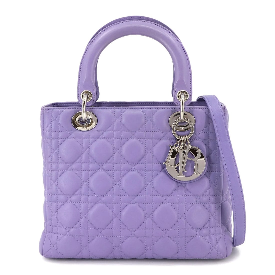 CHIRISTIAN DIOR DIOR MEDIUM HAND SHOULDER BAG LEATHER PURPLE PURSE: Chiristian Dior Dior Medium Hand Shoulder Bag Leather Purple Purse Brand: Christian Dior Type: Hand Bag / Shoulder Bag Material: Leather Color: Purple Size: W 9.65 inch, H 7.87 inch, D 4.72 inch H