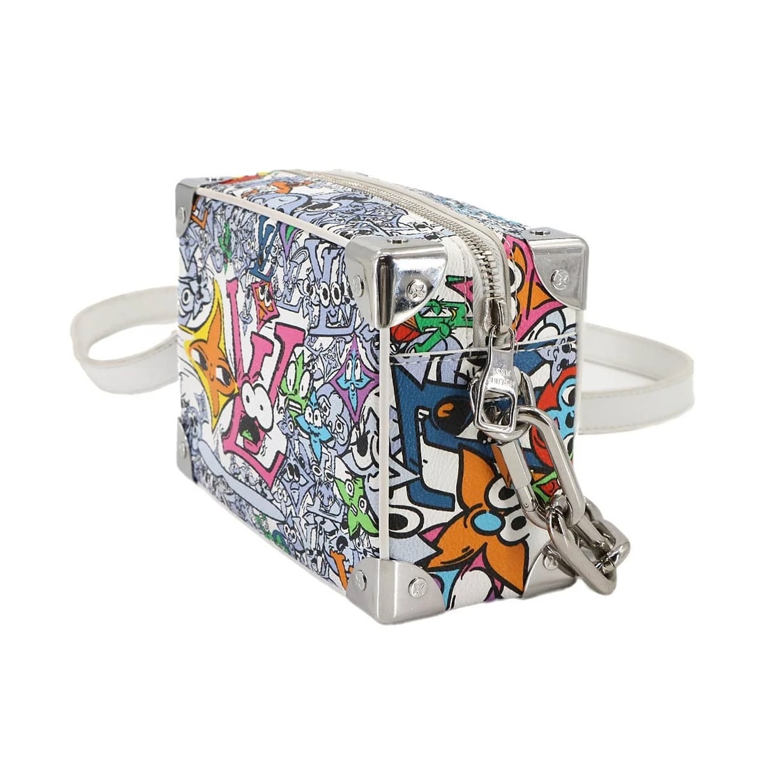 LOUIS VUITTON MONOGRAM COMIC MINI SOFT TRUNK SHOULDER BAG - 3