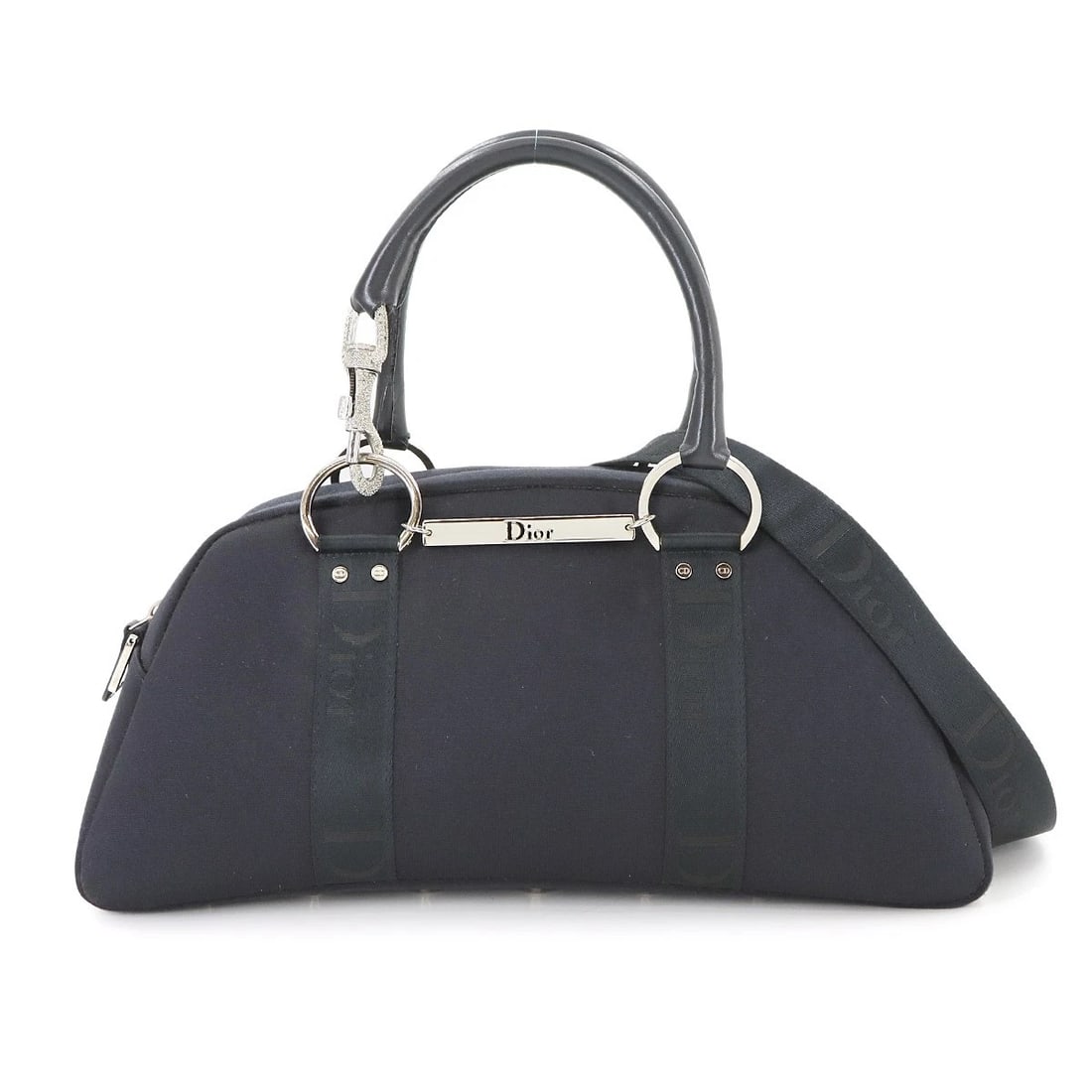 CHRISTIAN DIOR HARDCORE BOSTON HAND SHOULDER BAG CANVAS BLACK: Christian Dior Hardcore Boston Hand Shoulder Bag Canvas Black Brand: Christian Dior Type: Hand Bag / Shoulder Bag Material: Canvas , Leather Color: Black Size: W 13.39 inch, H 6.30 inch, D 5.91 in