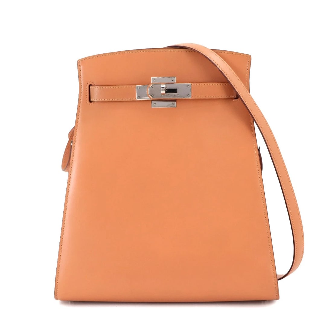 HERMES KELLY SPORT MM SHOULDER BAG BOX CALF LEATHER PINK PURSE: HERMES Kelly Sport MM Shoulder Bag Box Calf Leather Pink Purse Brand: HERMES Type: Shoulder Bag Material: Box Calf Leather Color: Pinkbeige Size: W 9.65 inch, H 11.02 inch, D 4.53 inch Shoulder 38