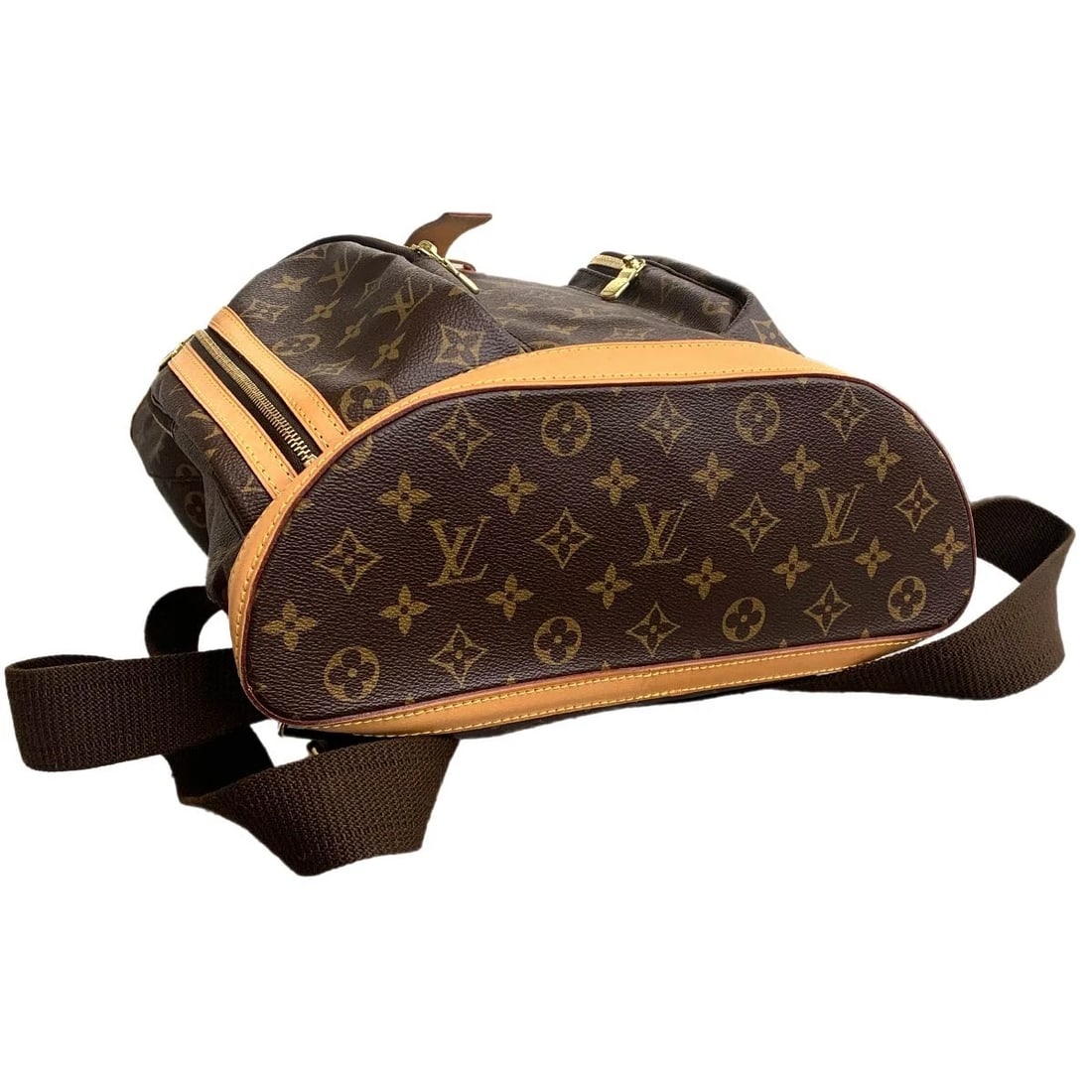 LOUIS VUITTON MONOGRAM BACKPACK BROWN PURSE - 4
