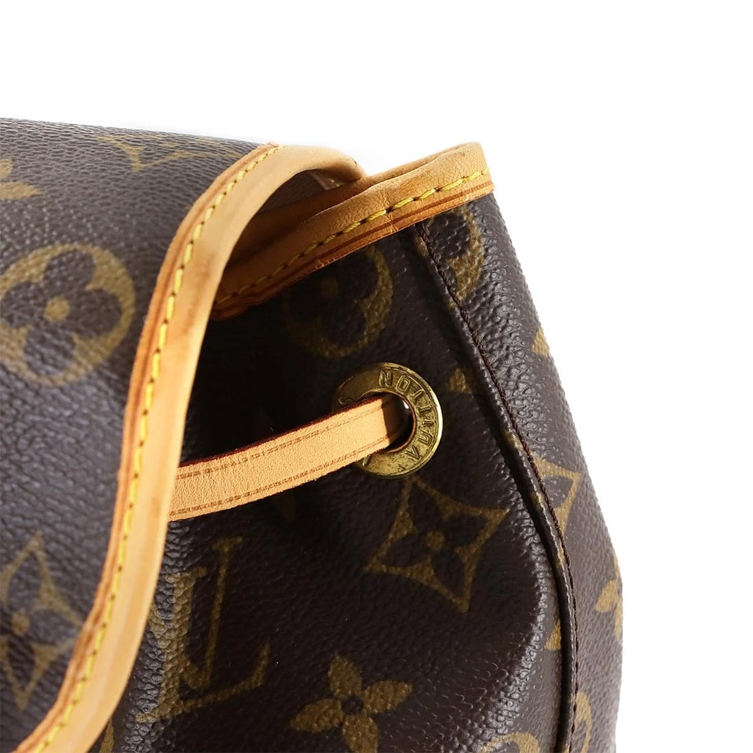 LOUIS VUITTON MONOGRAM BACKPACK BROWN PURSE - 6