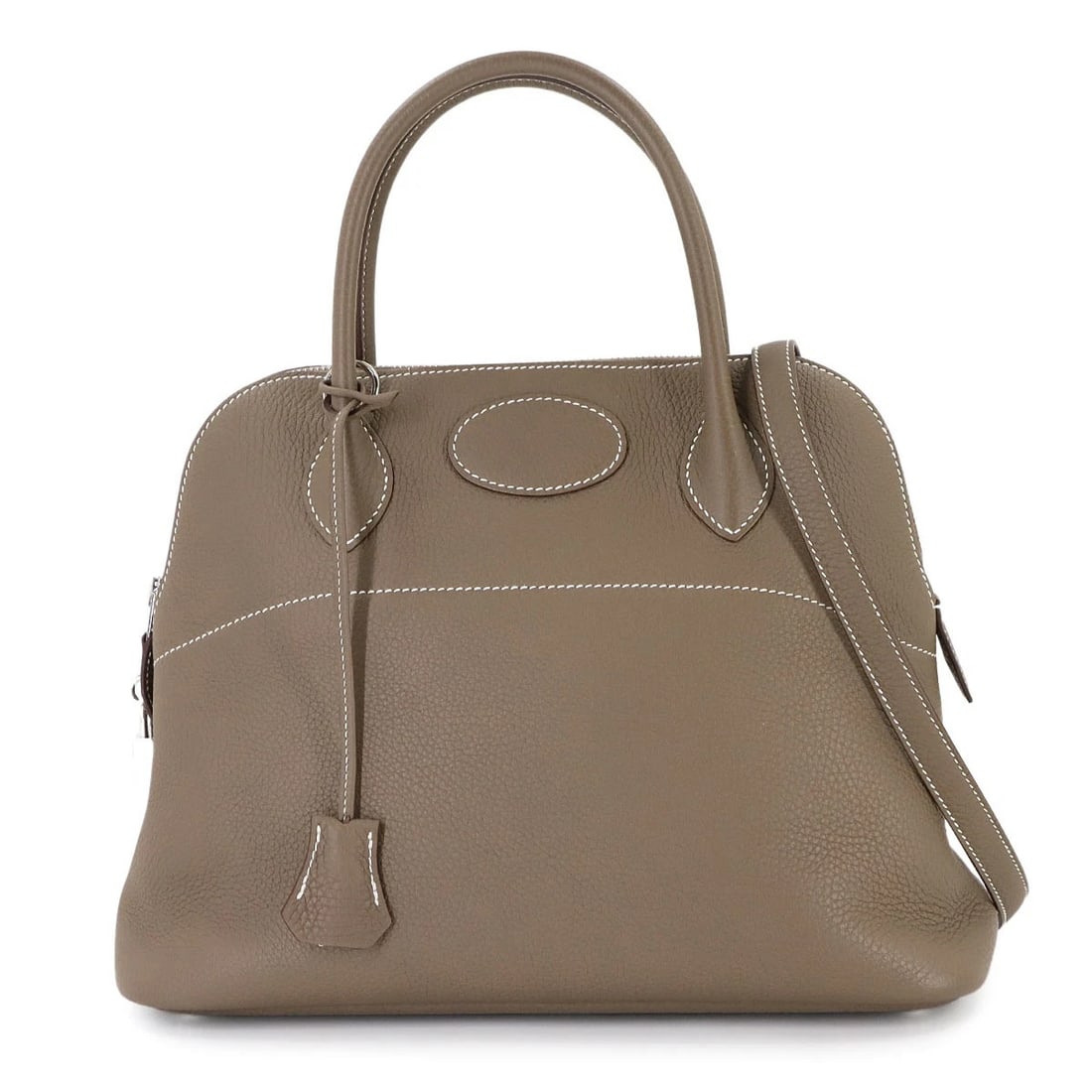 HERMES BOLIDE 31 2WAY HAND SHOULDER BAG TAURILLON CLEMENCE ETOUPE: HERMES Bolide 31 2way Hand Shoulder Bag Taurillon Clemence Etoupe Brand: HERMES Type: Hand Bag / Shoulder Bag Material: Taurillon Clemence Color: Etoupe Size: W 12.20 inch, H 9.45 inch, D 4.72