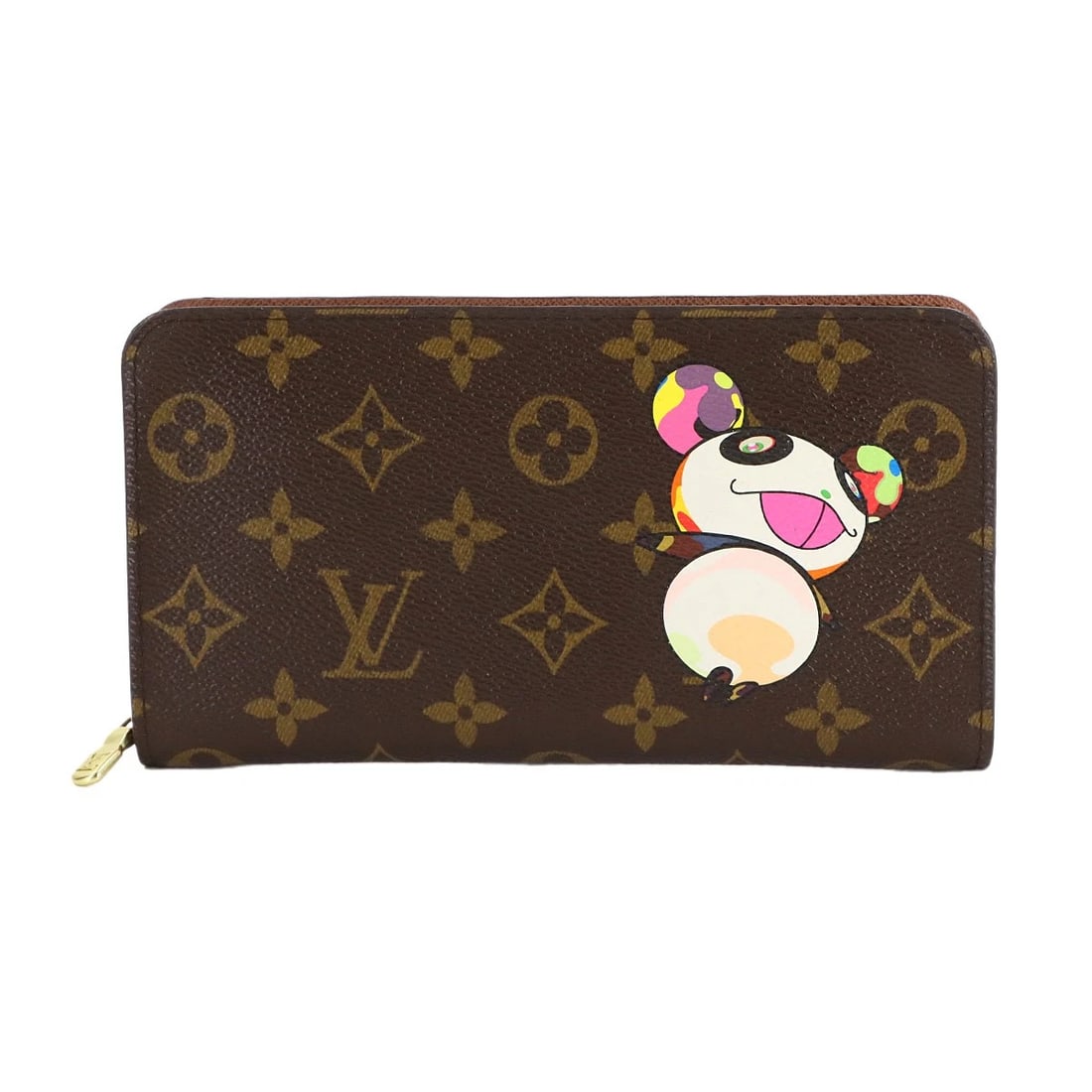 LOUIS VUITTON MONOGRAM PANDA PORTE MONNAIE ZIP LONG WALLET: LOUIS VUITTON Monogram Panda Porte Monnaie Zip Long Wallet Brand: LOUIS VUITTON Type: Long Wallet Material: Monogram Canvas Color: Monogram , Multicolor Size: W 7.48 inch, H 4.13 inch, D 0.79 inch