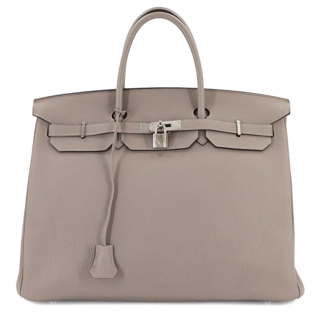 HERMES BIRKIN 40 HAND BAG TOGO GRIS ASPHALTE PURSE: HERMES Birkin 40 Hand Bag Togo Gris Asphalte Purse Brand: HERMES Type: Hand Bag Material: Togo Color: Gris Asphalte Size: W 15.75 inch, H 11.81 inch, D 8.07 inch Handle 11.4inch (29cm) Accessorie