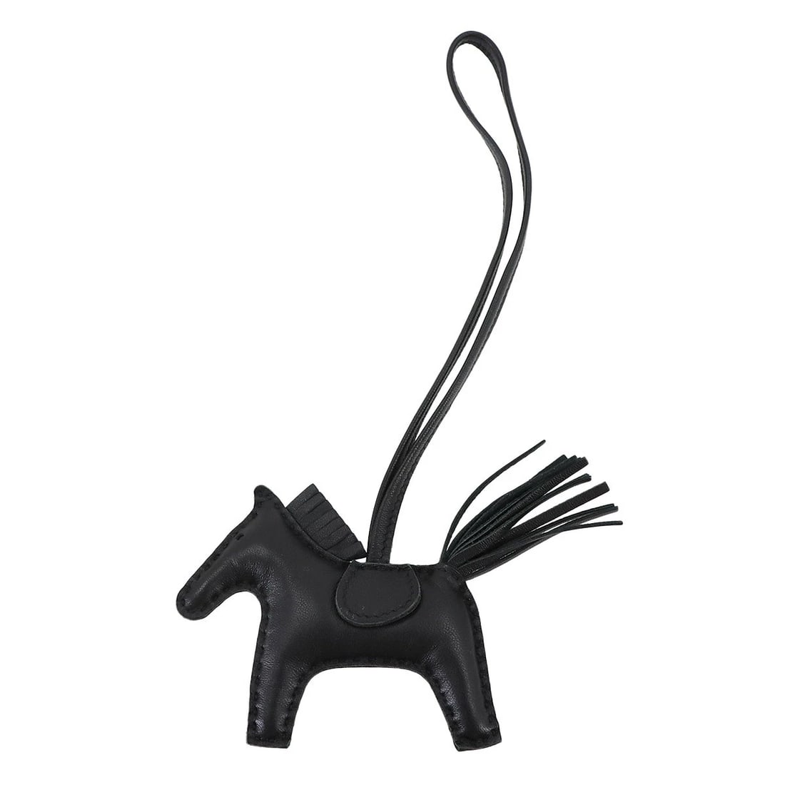 HERMES RODEO PM BAG CHARM AGNEAU MILO SO BLACK (1 of 3)