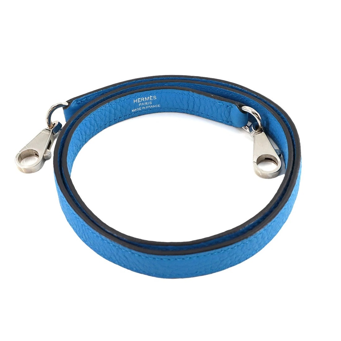 HERMES SHOULDER STRAP TAURILLON CLEMENCE BLUE (1 of 4)