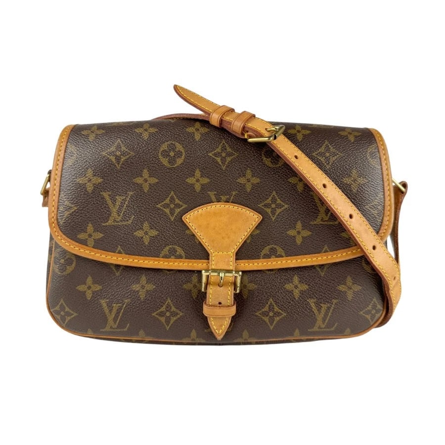LOUIS VUITTON MONOGRAM SOLOGNE CROSSBODY SHOULDER BAG: LOUIS VUITTON Monogram Sologne Crossbody Shoulder Bag Brand: LOUIS VUITTON Type: Shoulder Bag Material: Monogram Canvas Color: Brown Size: W:10.2inx H:7.1inx D:3.1in Shoulder Length: 52.0in Acces