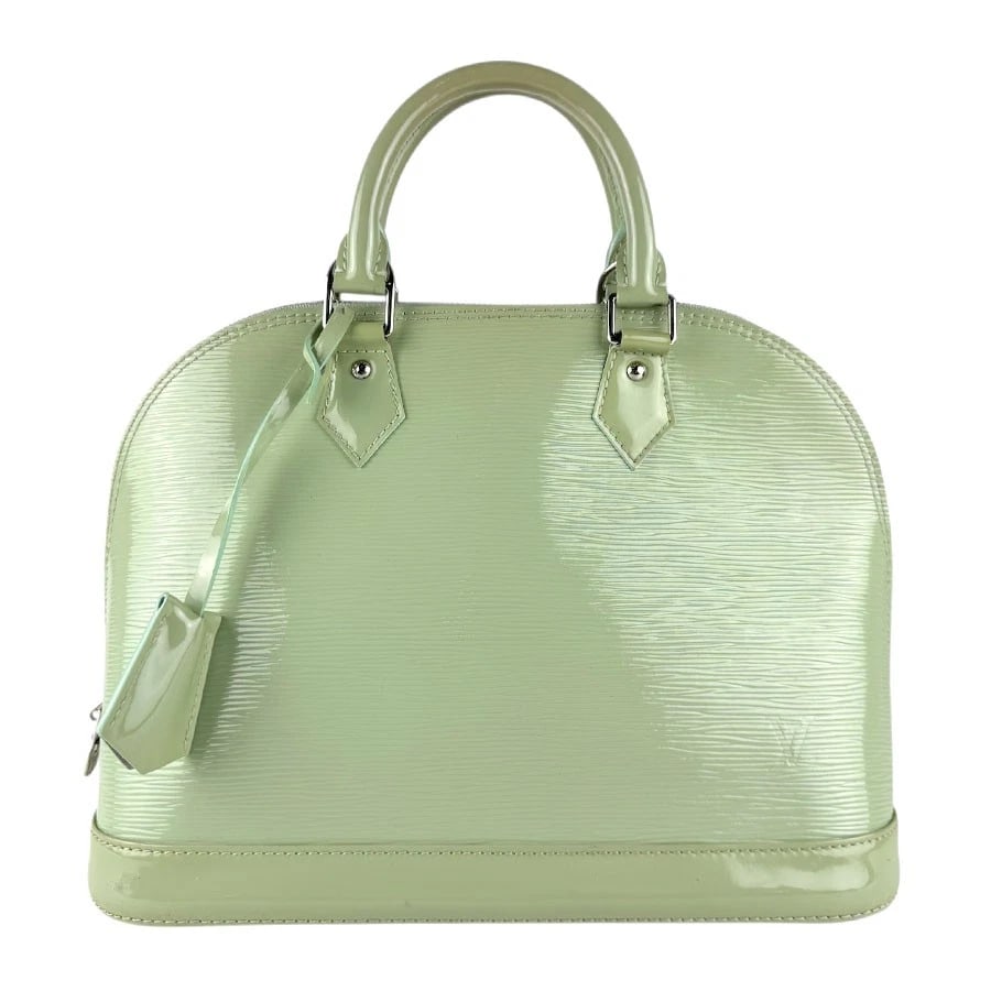 LOUIS VUITTON EPI ELECTRIC ALMA PM HANDBAG: LOUIS VUITTON Epi Electric Alma PM Handbag Brand: LOUIS VUITTON Type: Handbag Material: Epi Electric Color: Amand Size: W:31cmx H:24cmx D:15cm Handle Length:30cm Accessories: None Accessor