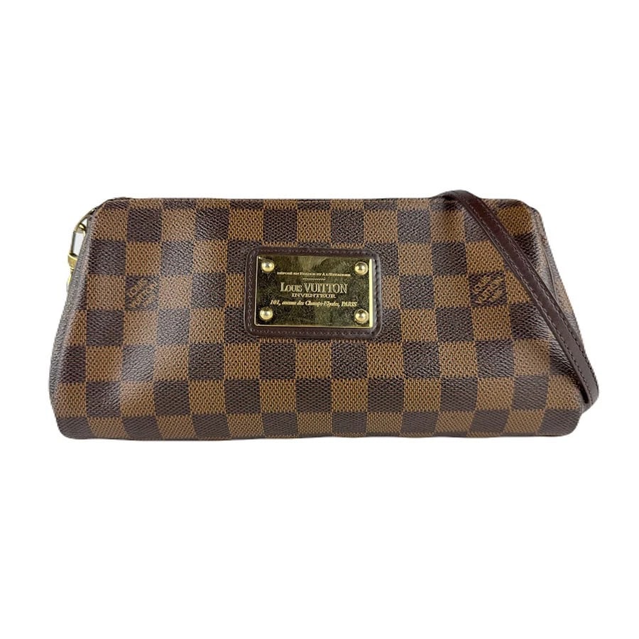 LOUIS VUITTON DAMIER EBENE EVA SHOULDER BAG (1 of 11)