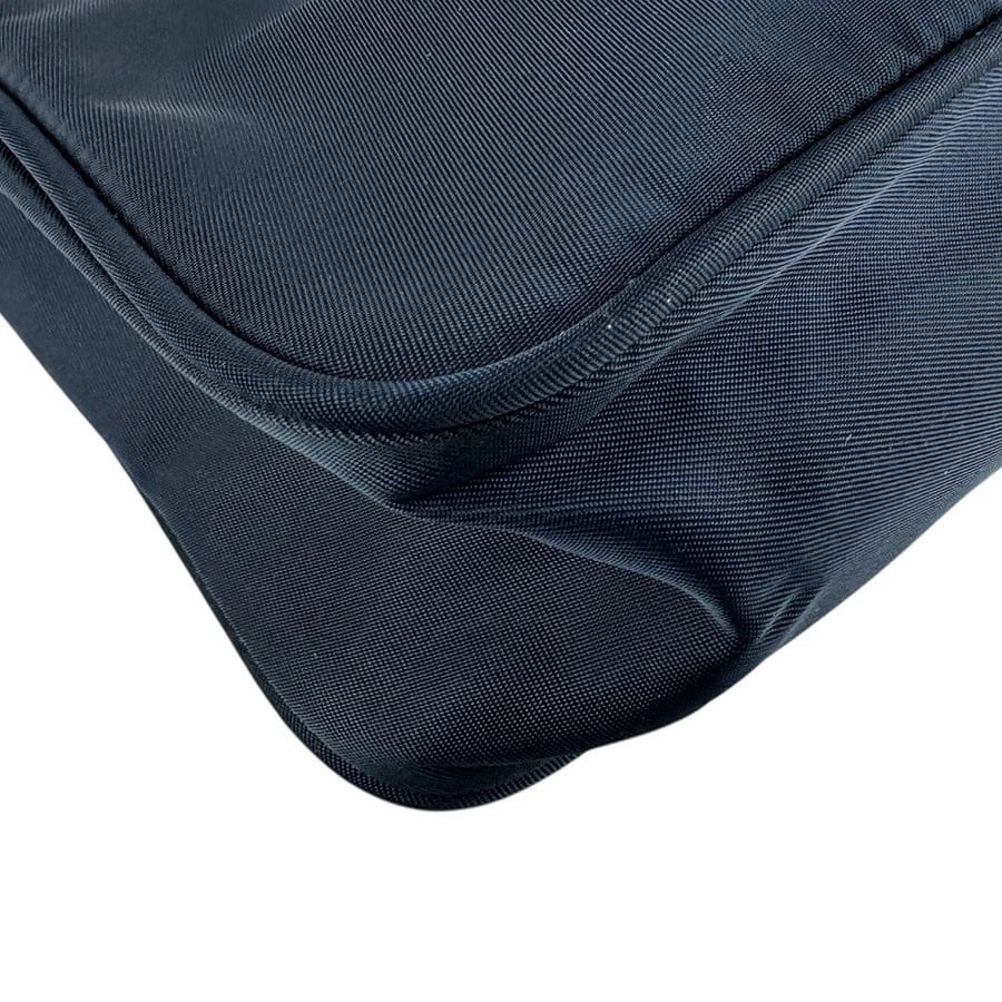 PRADA HANDBAG NAVY NYLON/SILVERTONE - 8