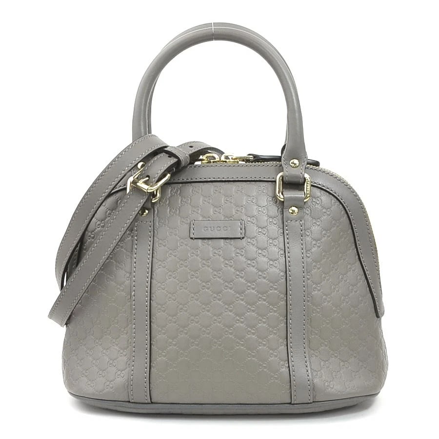 GUCCI MICRO GUCCISSIMA HANDBAG CROSSBODY SHOULDER BAG: GUCCI Micro Guccissima Handbag Crossbody Shoulder Bag Brand: GUCCI Type: Handbag Material: leather Color: Gray Size: W:9.4inx H:7.1inx D:4.5in Handle drop:3.9in Shoulder drop:18.1 ~ 19.7in Access