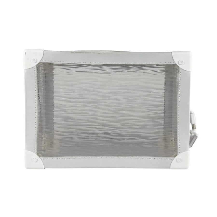 LOUIS VUITTON SOFT TRUNK SHOULDER BAG WHITE/CLEAR: LOUIS VUITTON Soft Trunk Shoulder Bag White/Clear Brand: LOUIS VUITTON Type: Shoulder Bag Material: PVC Color: White X Clear Size: W:9.4inx H:7.1inx D:3.9in Shoulder Length: 47.2in Accessories: N