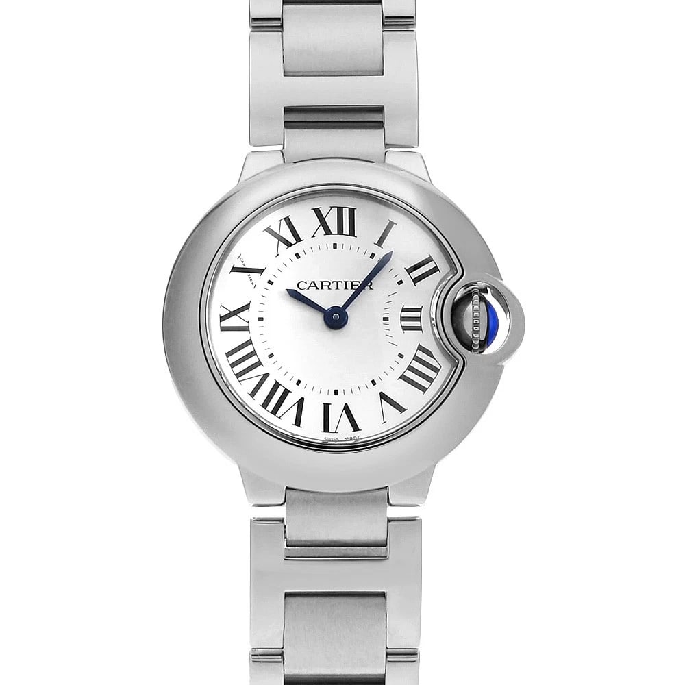 CARTIER BALLON BLEU WATCH: Cartier Ballon Bleu Watch Brand: Cartier Type: Wrist watch Material: Band Material Stainless Steel, Case Material Stainless Steel Color: Dial Color Silver Size: Band Size 17cm (6.7inch), Case Size