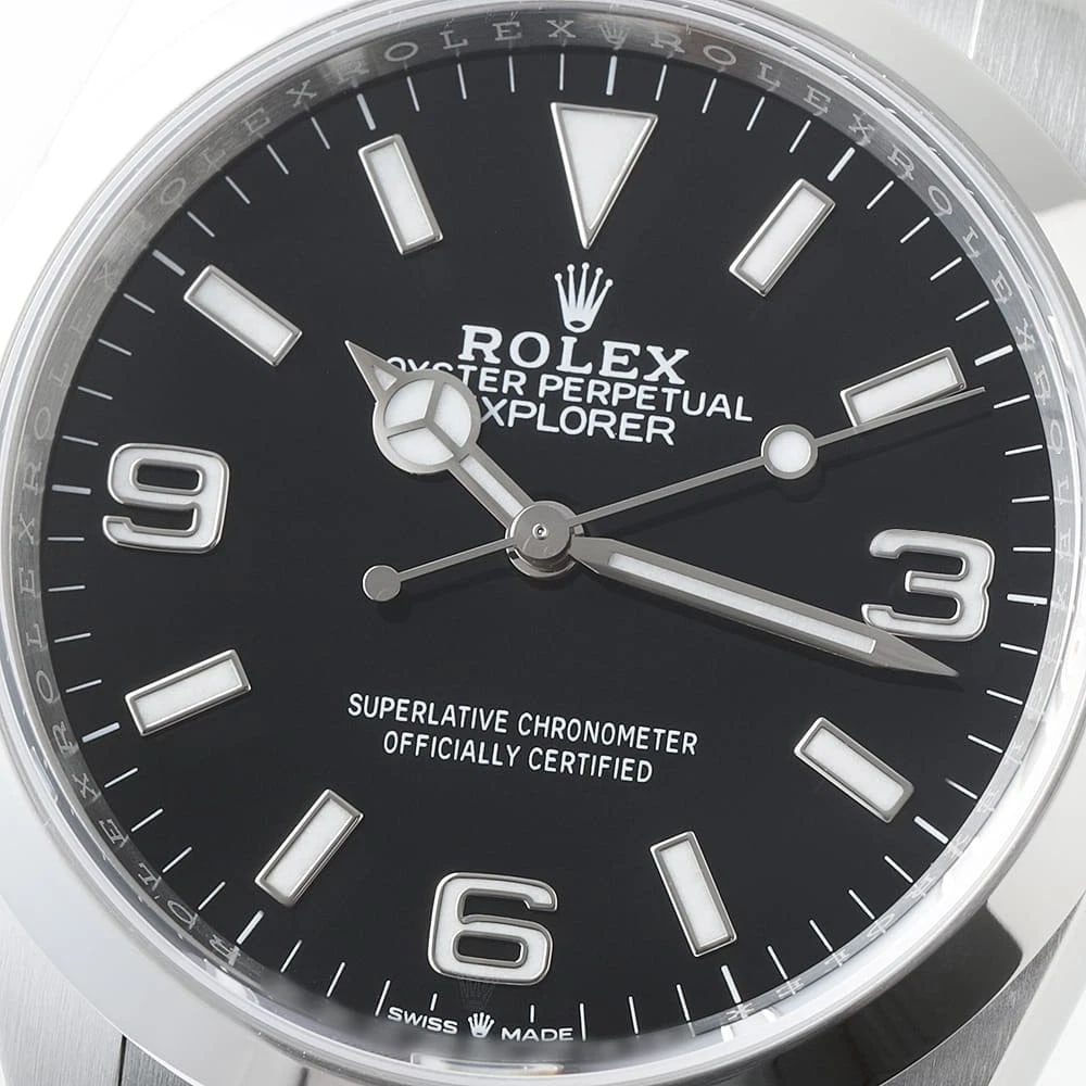 ROLEX EXPLORER BLACK WATCH - 6