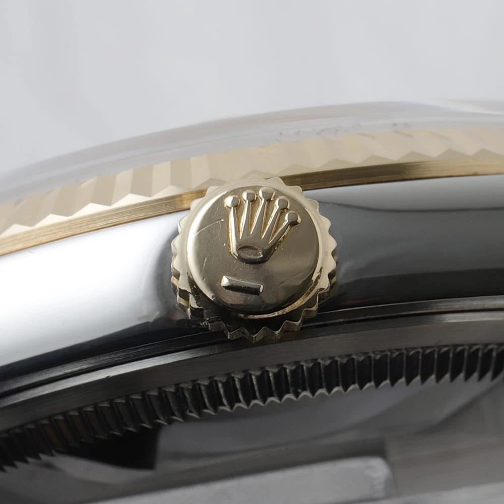 ROLEX DATEJUST DIAMOND GRAY PRINT COMPUTER WATCH - 6